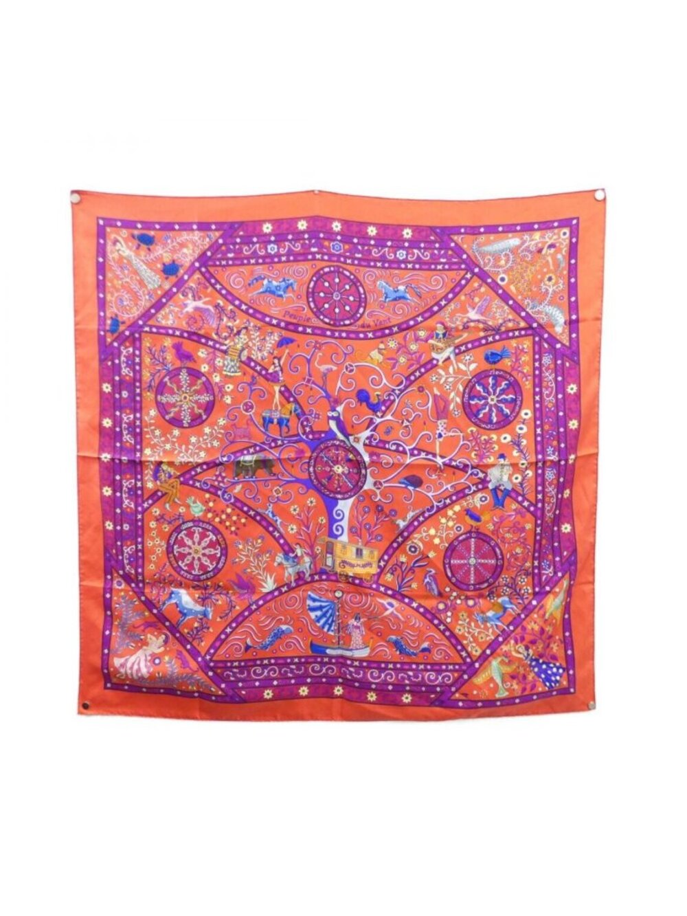 Hermes Carre Scarf Red